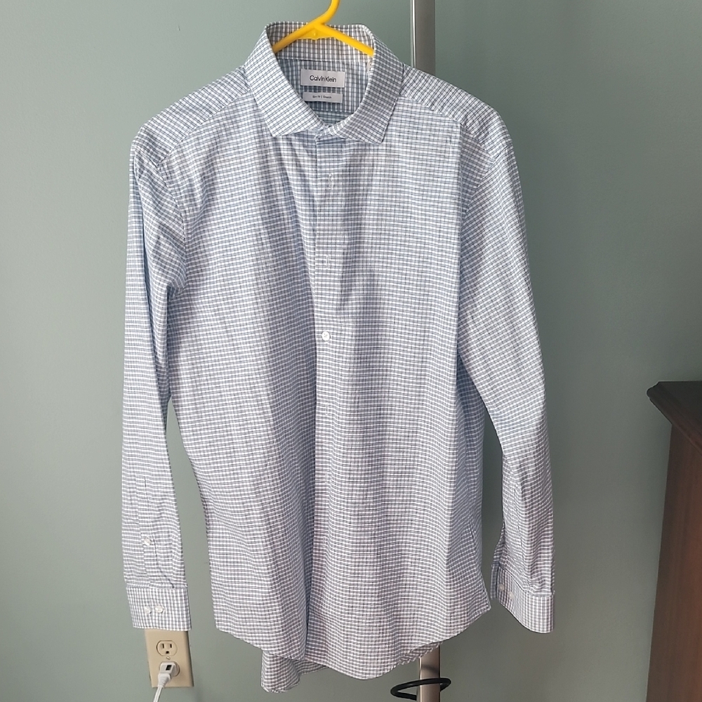 Men's Blue Checkered Shirt